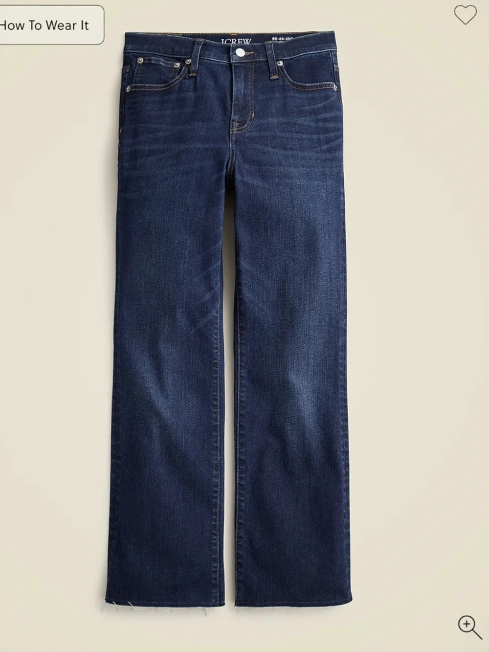 J. Crew NWOT Top Rated Mid Rise Kick-out  Flared Leg Jeans